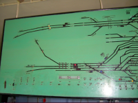 Plan świetlny - nastawnia dysponująca JCA (fot. Damian Przybyła)