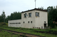 Budynek nastawni (fot. Ryszard Rusak) 10.09.2007 r.